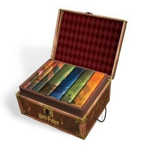 Harry Potter Hardcover Boxed Set: Books #1-7 [With Stickers] by Cosac [Accessory