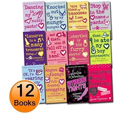 Confessions of Georgia Nicolson Collection 12 Book Set Pack [Paperback] [Jan 01,