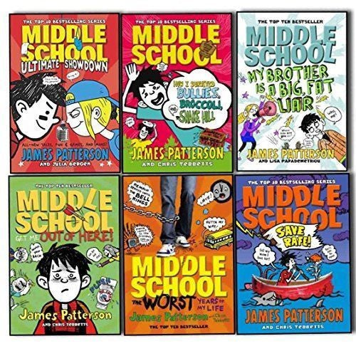 Patterson, James Middle School 6 Books Collection Pack Set (Save Rafe!:, Ultimat