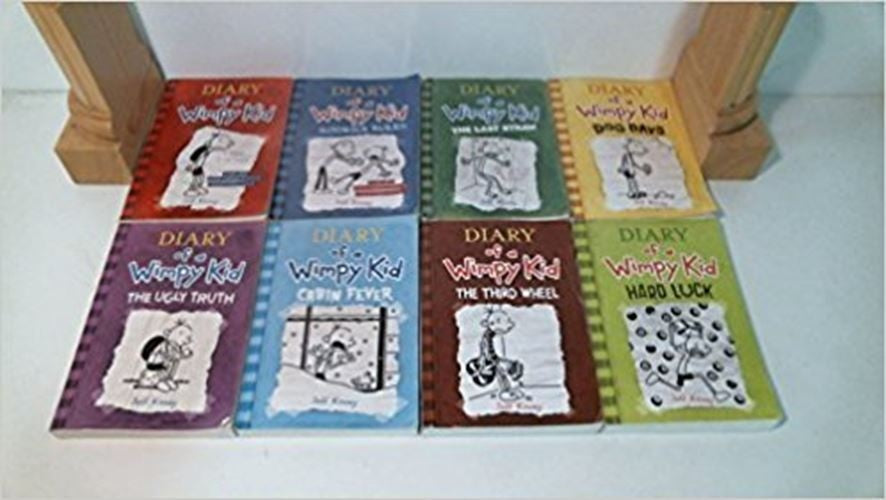 Diary of a Wimpy Kid 1-8 Complete Set [Paperback] [Jul 01, 2008] Jeff Kinney