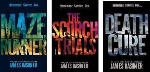 The Maze Runner Trilogy Collection Set Maze Runner, The Scorch Trials & Dea [Pap