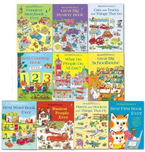 Richard Scarry's Best Collection Ever! 10 books collection. What do people do...