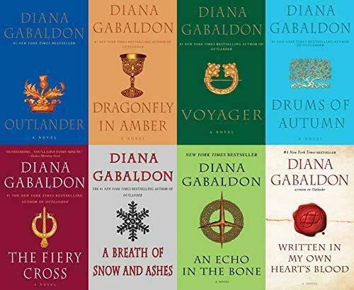 Outlander Series Volumes 1-8 Book Set By Diana Gabaldon Mass Market