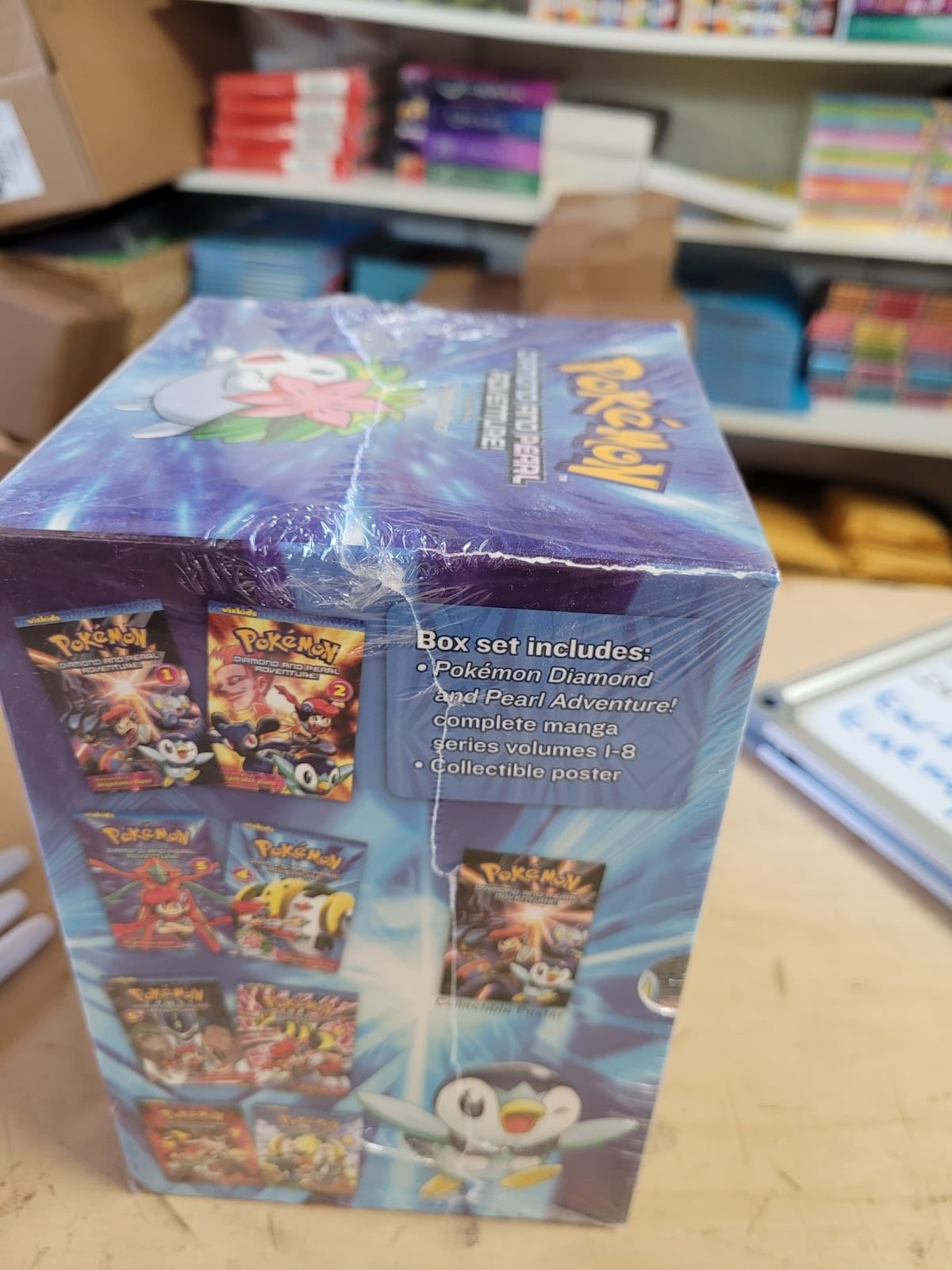 Pokemon Adventure Diamond and Pearl 8 Books Childrens Collection Box Set Pack