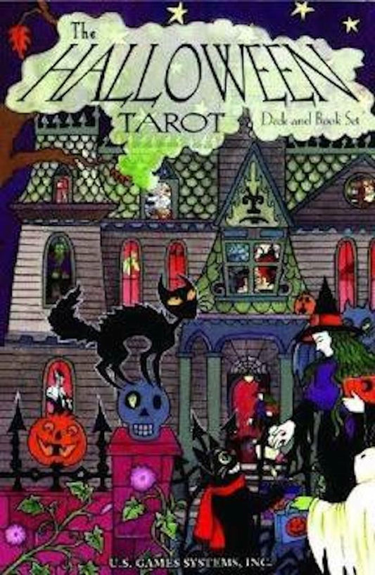 US GAMES INC Halloween Tarot Deck & Book Set