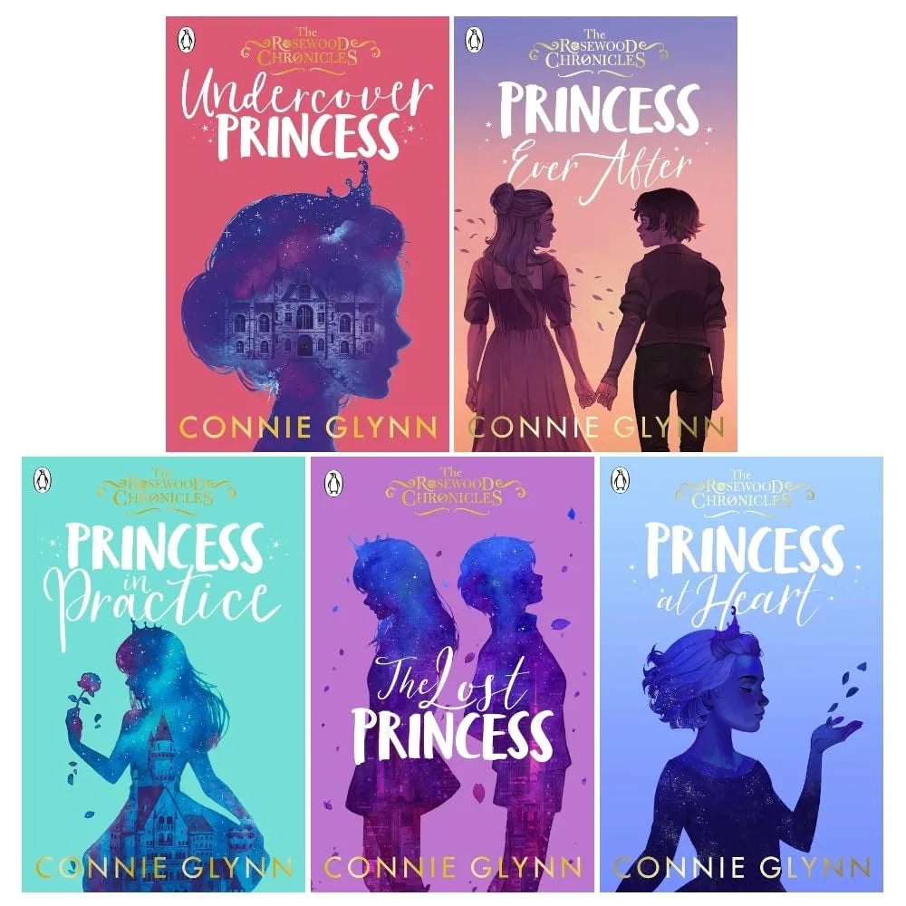The Rosewood Chronicles – 5 Book Collection Set: The Lost Princess, Undercover Princess, Princess in Practice & More - By Connie Glynn