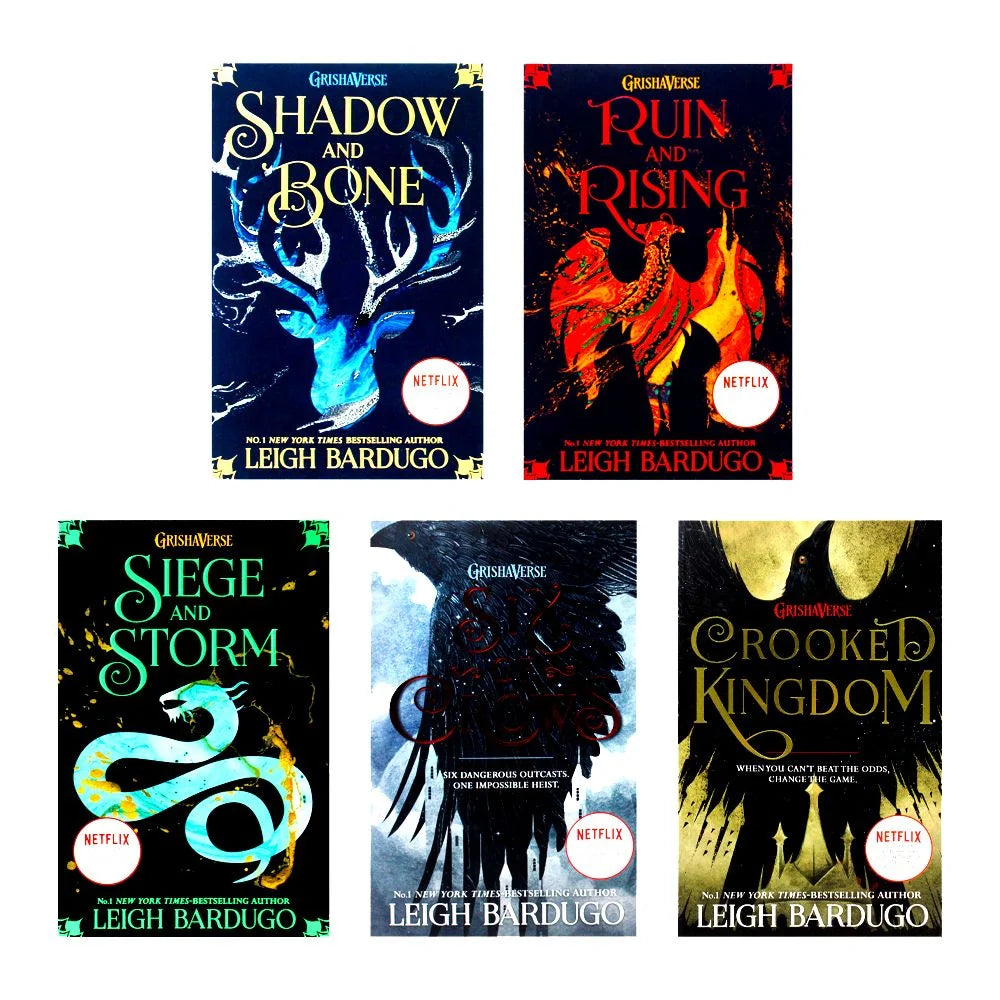 Leigh Bardugo – Shadow and Bone Trilogy & Grishaverse Collection: 5 Book Set - Fantasy Adventure Series