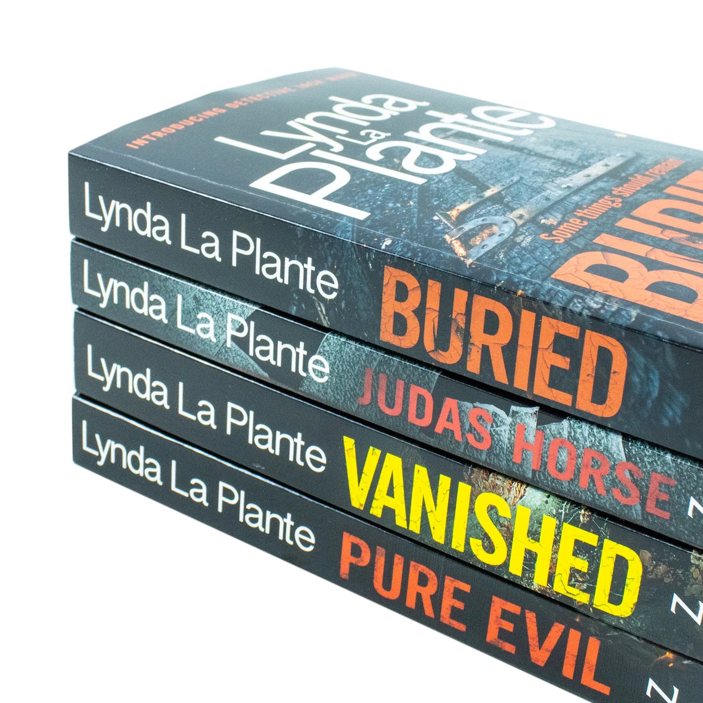 DC Jack Warr Crime Thriller Series – 4 Book Set: Buried, Judas Horse, Vanished & Pure Evil - By Lynda La Plante - Paperback