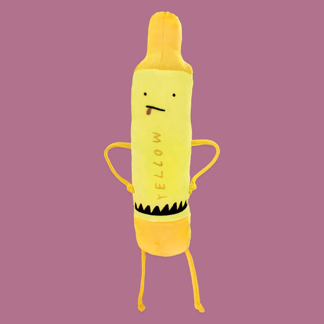 The Day The Crayons Quit Yellow 12" Plush