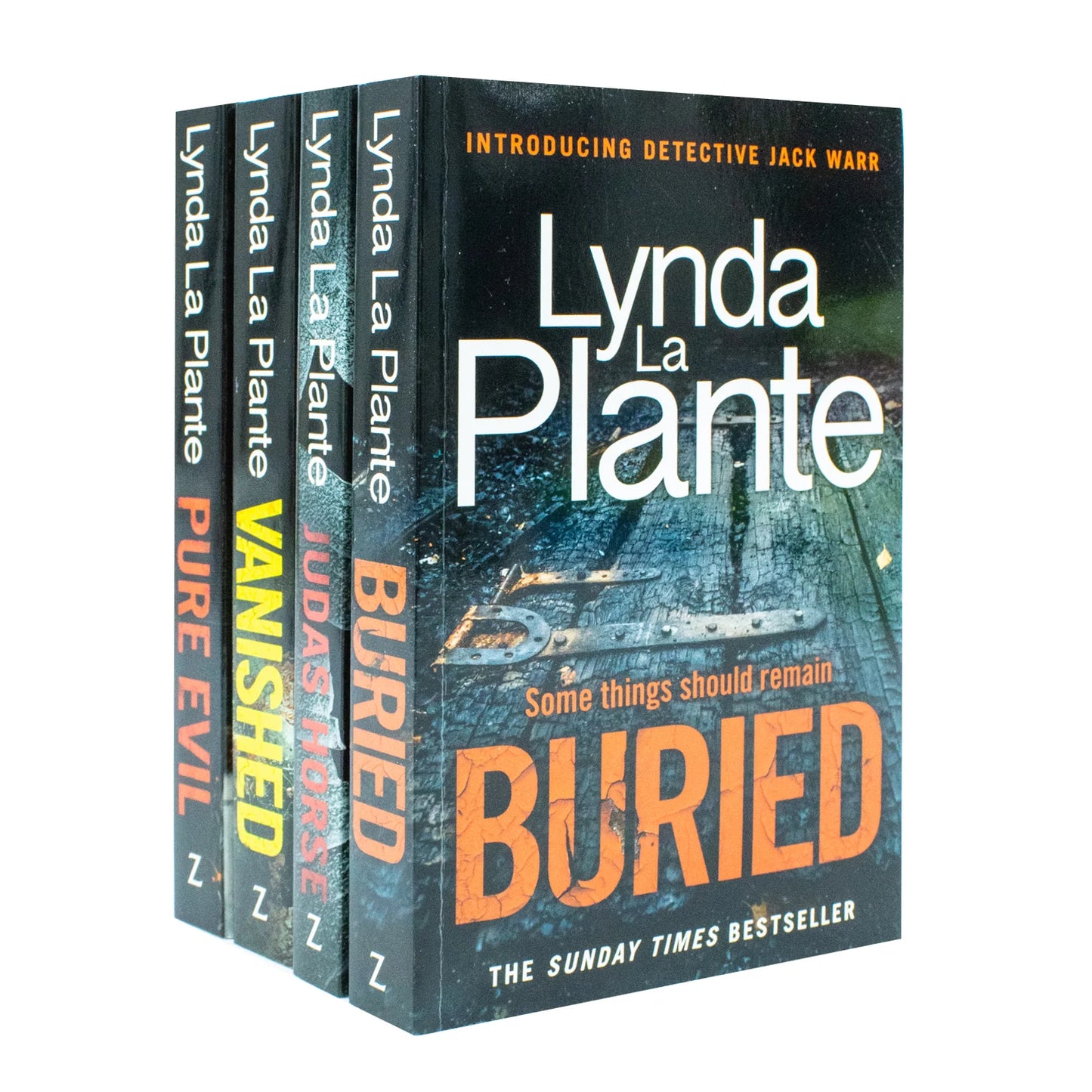 DC Jack Warr Crime Thriller Series – 4 Book Set: Buried, Judas Horse, Vanished & Pure Evil - By Lynda La Plante - Paperback