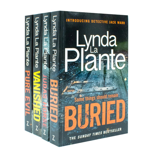 DC Jack Warr Crime Thriller Series – 4 Book Set: Buried, Judas Horse, Vanished & Pure Evil - By Lynda La Plante - Paperback