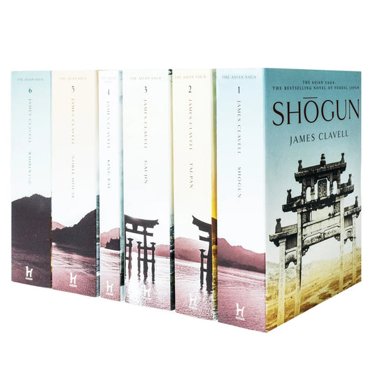 James Clavell – 6 Book Collection Set: Shogun, Tai-Pan, Gai-Jin, King Rat, Noble House & Whirlwind - Historical Fiction