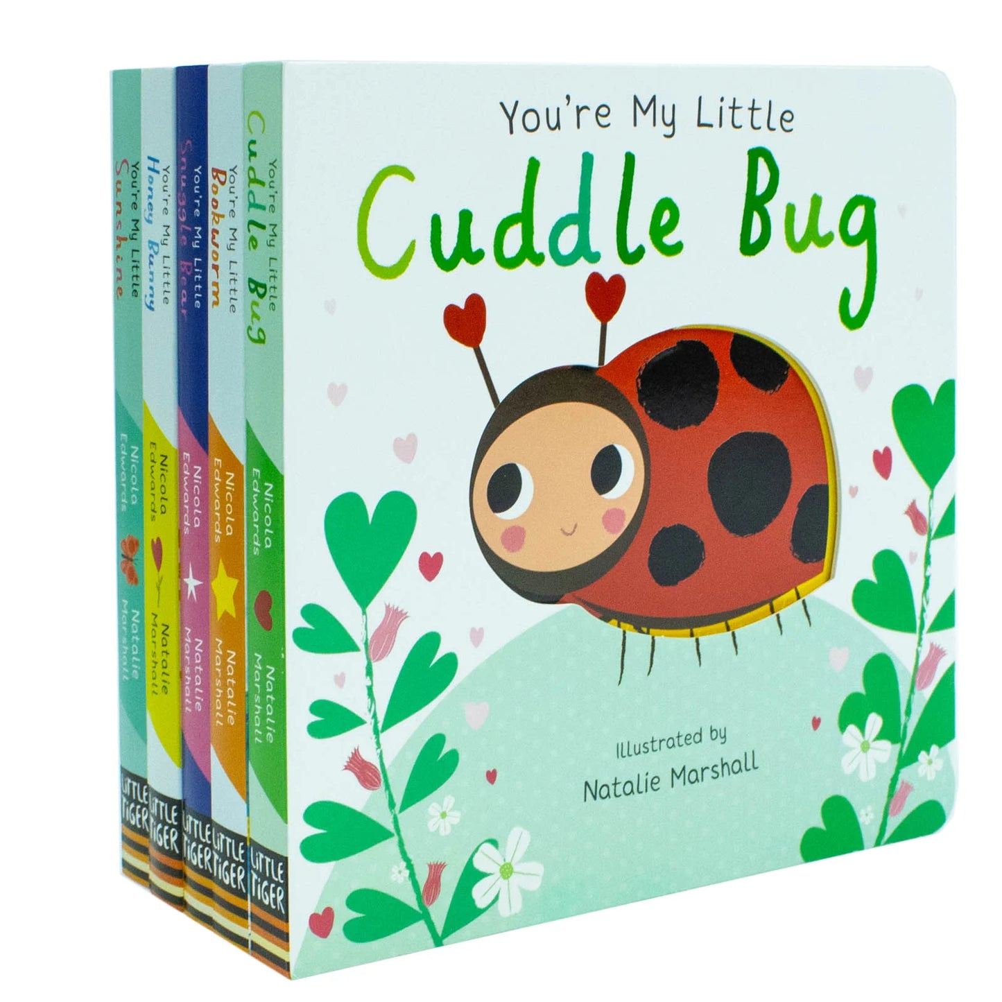 You Are My Little – 5 Book Collection Set: Sunshine, Honey Bunny, Snuggle Bear, Bookworm & Cuddle Bug - By Nicola Edwards & Natalie Marshall - Board Books