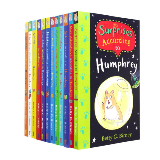 According to Humphrey the Hamster – 12 Book Collection Set: The World According to Humphrey, Friendship According to Humphrey, Spring According to Humphrey & More - By Betty G. Birney - Paperback