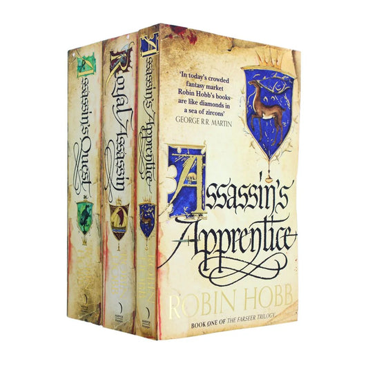 The Farseer Trilogy – 3 Book Collection Set: Assassin's Apprentice, Royal Assassin & Assassin's Quest - By Robin Hobb