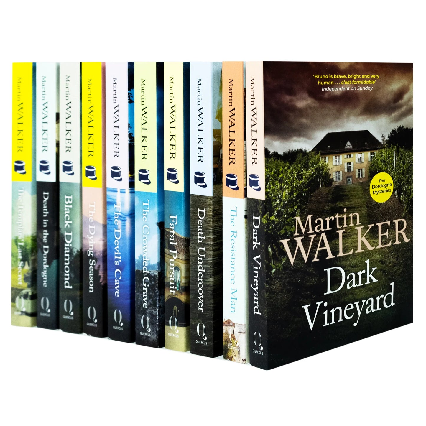 The Dordogne Mysteries – 10 Book Collection Set: Dark Vineyard, The Resistance Man, Death Undercover, Fatal Pursuit & More - By Martin Walker