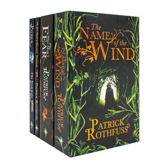The Kingkiller Chronicle – 4 Book Collection Set: Epic Fantasy Series - By Patrick Rothfuss - Magic, Adventure & Immersive World-Building
