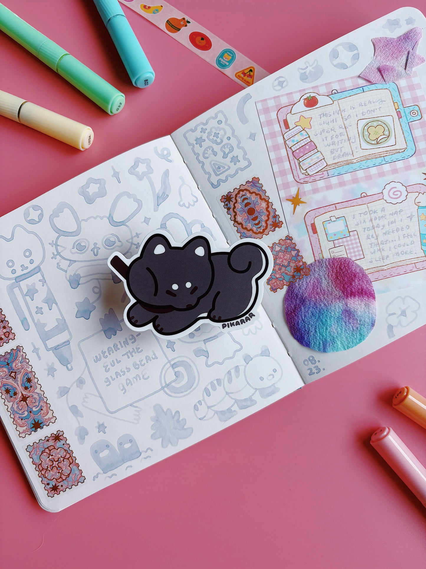 Stubborn Shiba Stickers