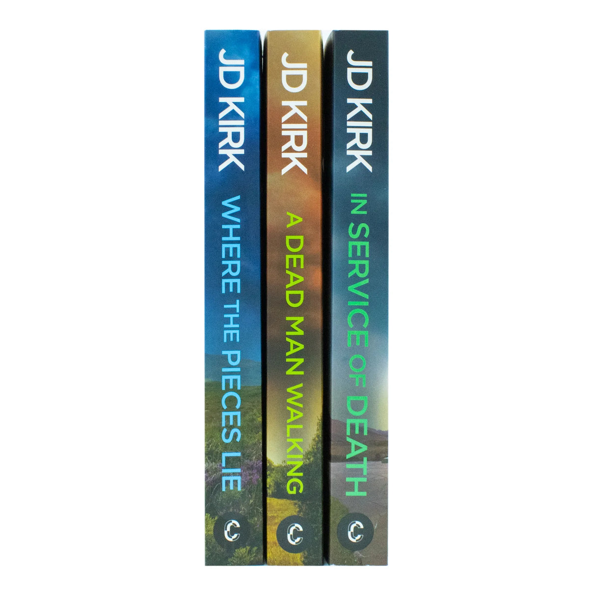 DCI Logan Crime Thrillers – 3 Book Set: In Service of Death, A Dead Man Walking & Where the Pieces Lie - By JD Kirk - Paperback