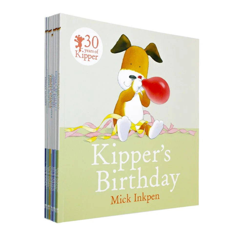 Kipper the Dog Collection – 10 Book Set: Fun Stories & Animal Adventures - By Mick Inkpen - Paperback