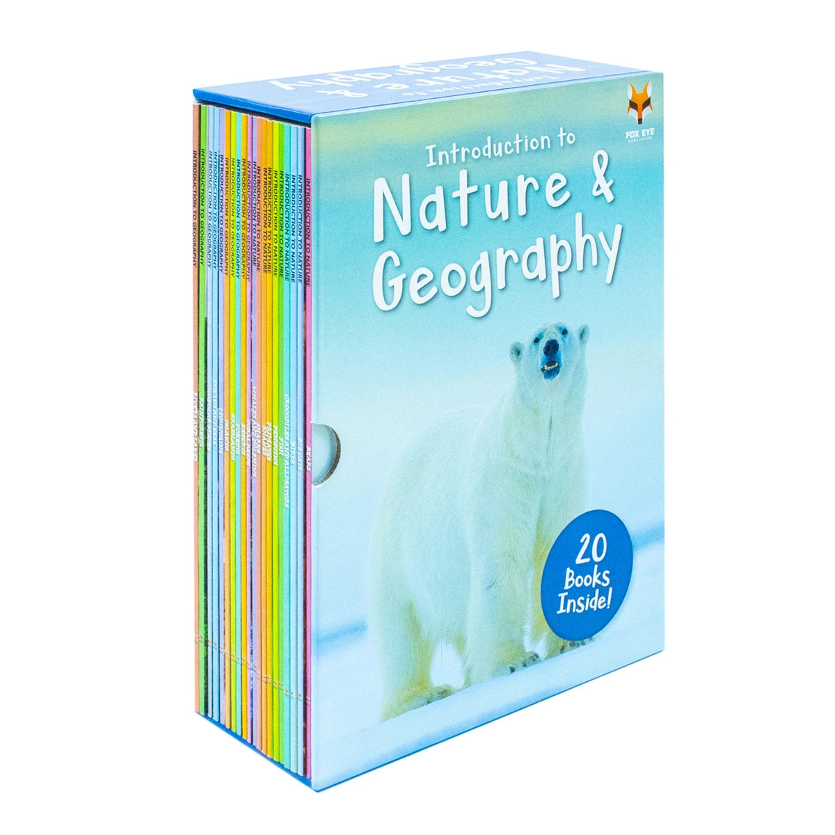 Children's Introduction to Nature & Geography – 20 Book Box Set: Bears, Big Cats, Coral Reefs, Deserts & More - By Jasmine Brooke - Paperback