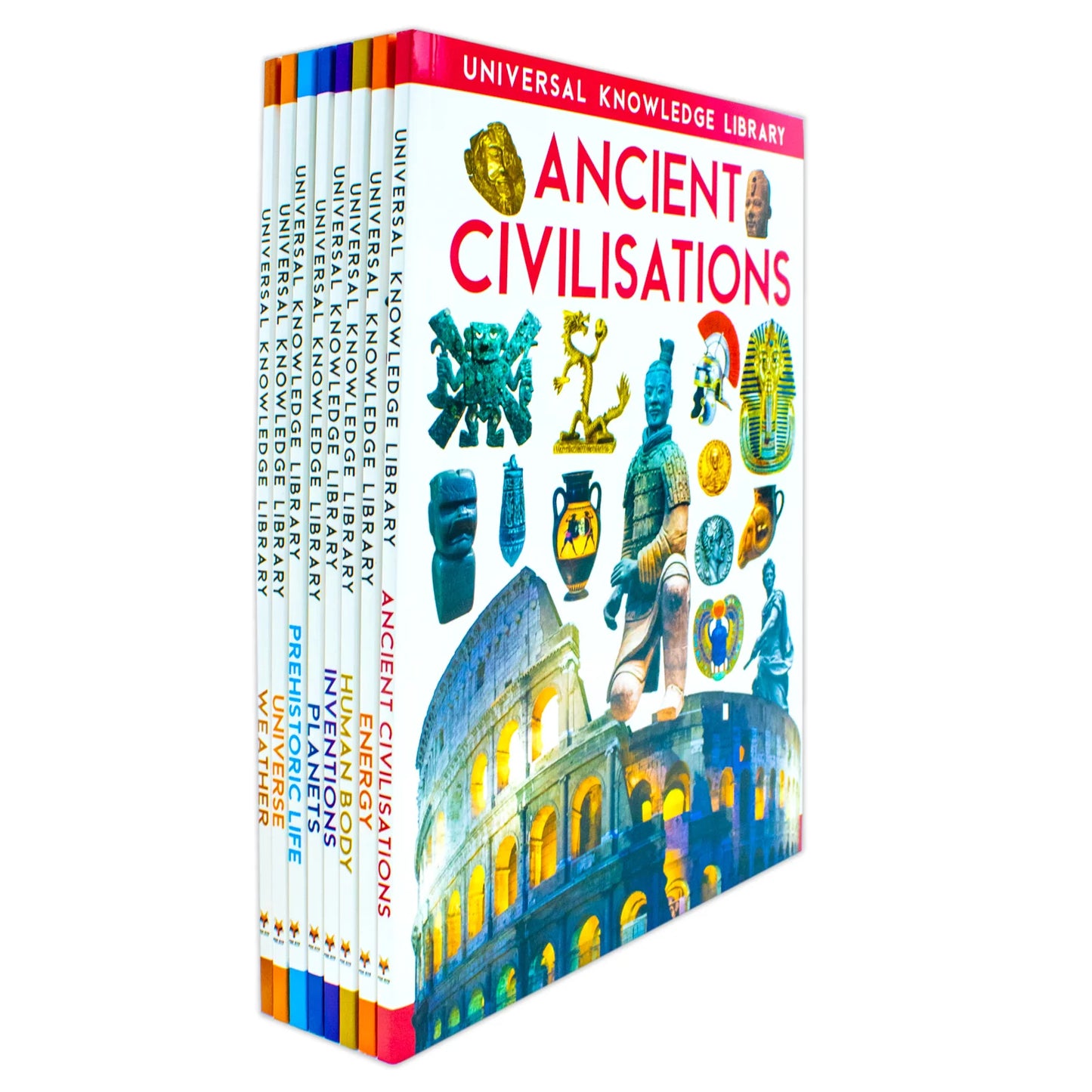 Universal Knowledge Library – Science & History 8 Volume Collection Set