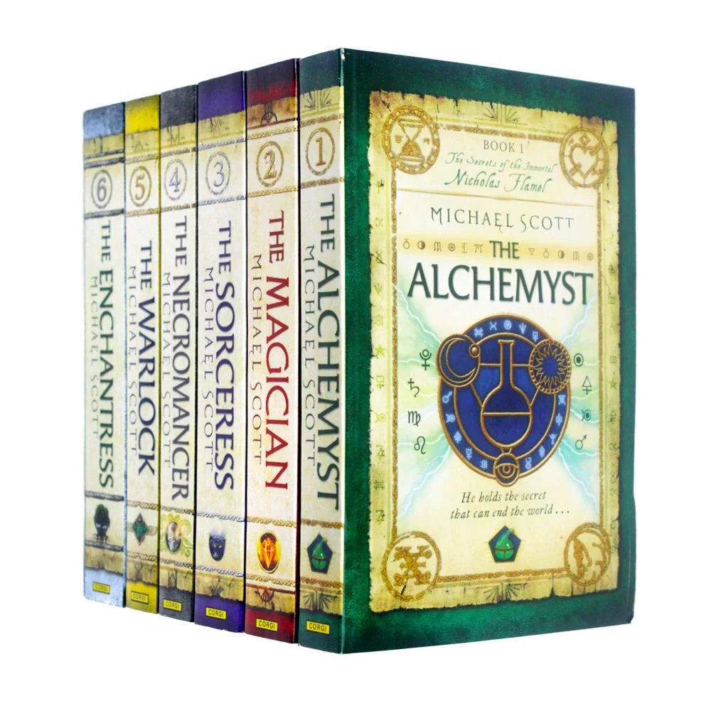 The Secrets of the Immortal Nicholas Flamel – 6 Book Set: Complete Series - By Michael Scott - Paperback