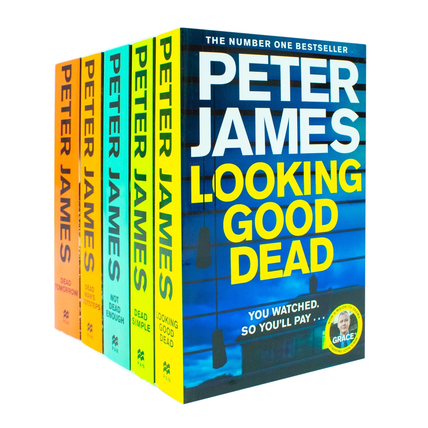 Roy Grace Crime Thriller Series – Books 1–5: Dead Simple, Looking Good Dead, Not Dead Enough & More - By Peter James - Paperback