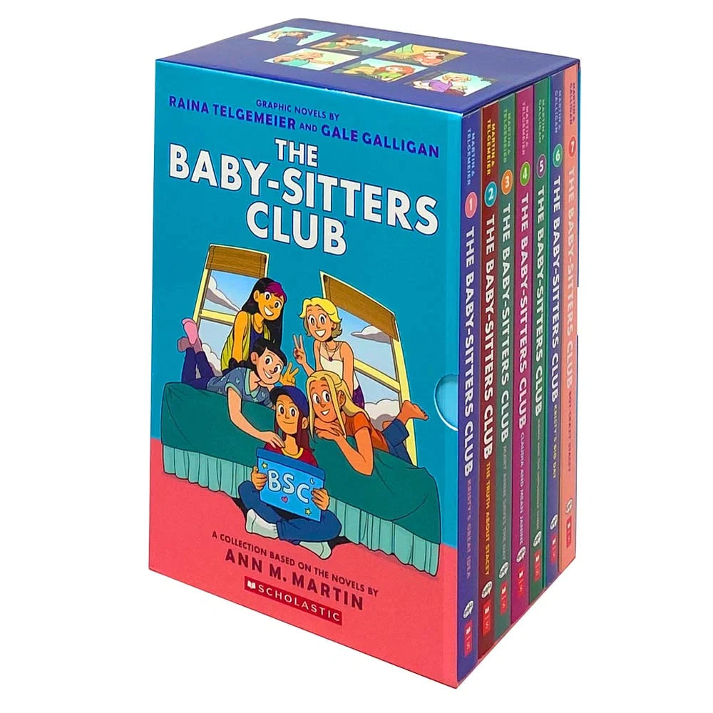The Baby-Sitters Club Graphic Novels – 7 Book Collection Set: Friendship, Family & School Adventures - By Ann M. Martin - Paperback