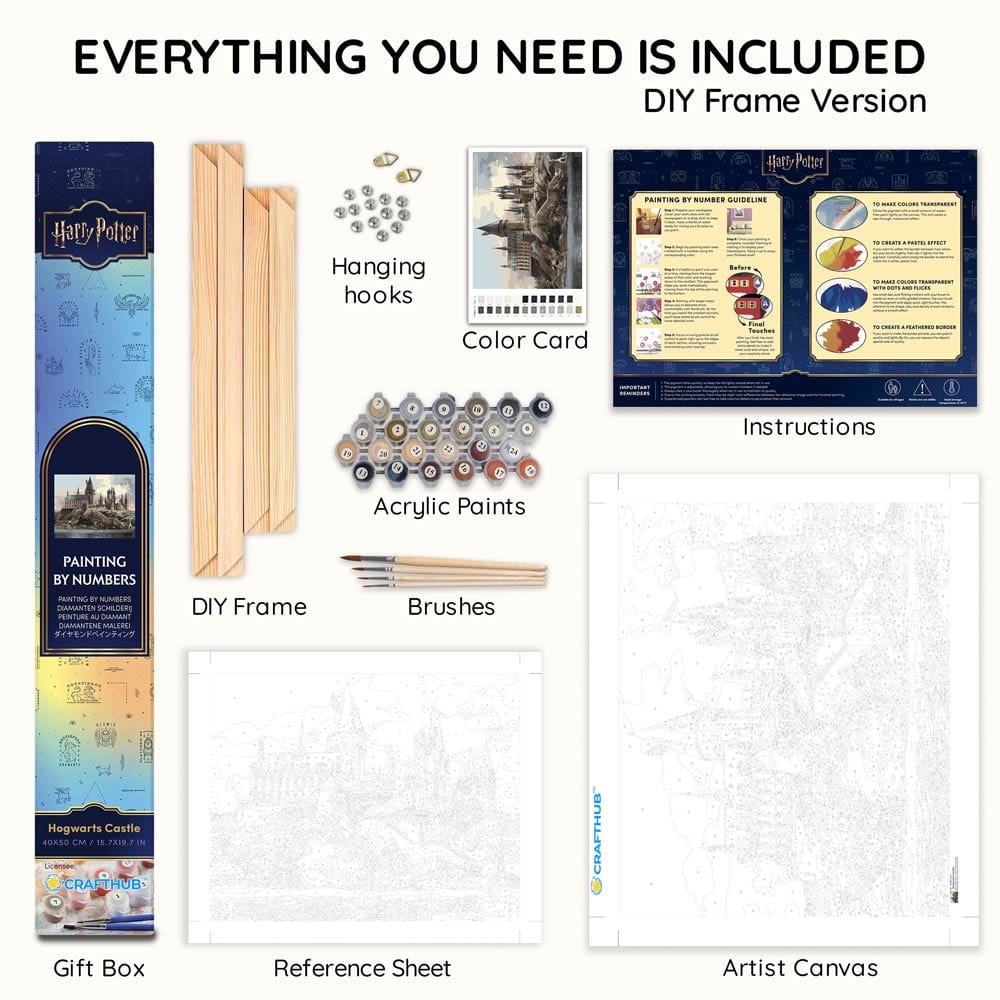Hogwarts Castle - Paint By Numbers Kit