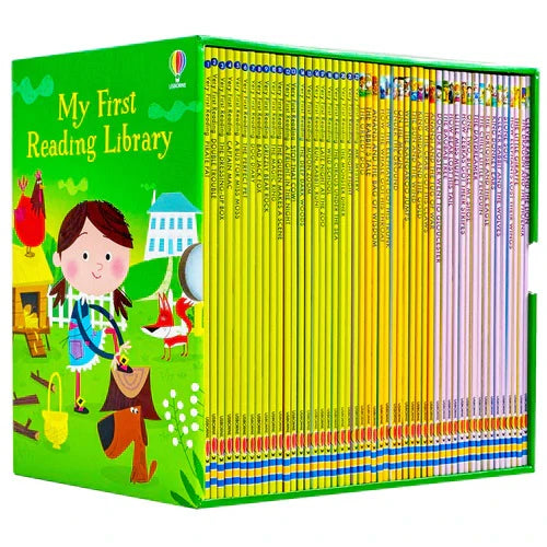 Usborne My First Reading Library – 50 Book Set: Read at Home Green Collection - By Various Authors - Paperback