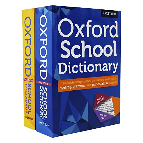 Oxford School Dictionary & Thesaurus – 2 Book Set: Dictionary & Thesaurus - By Oxford University Press - Paperback