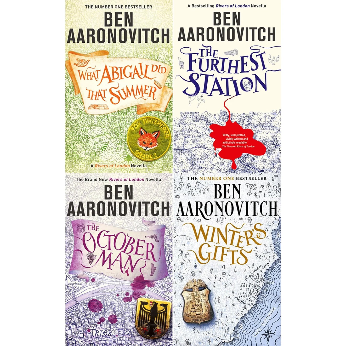 Rivers of London Novella Collection - By Ben Aaronovitch - Urban Fantasy & Mystery Series