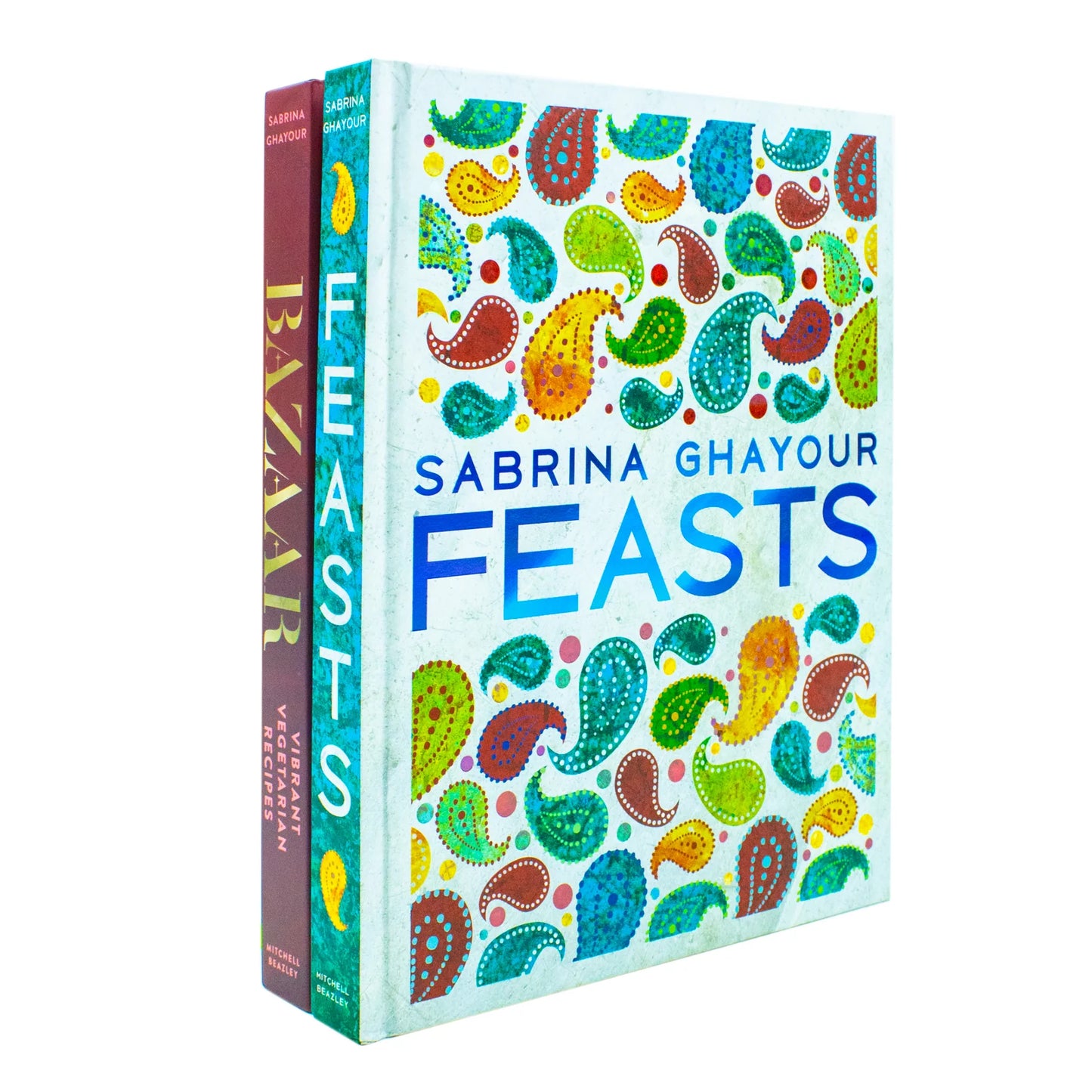 Sabrina Ghayour – 2 Book Collection Set: Bazaar & Feasts - Middle Eastern & Persian-Inspired Cookbooks - Hardcover