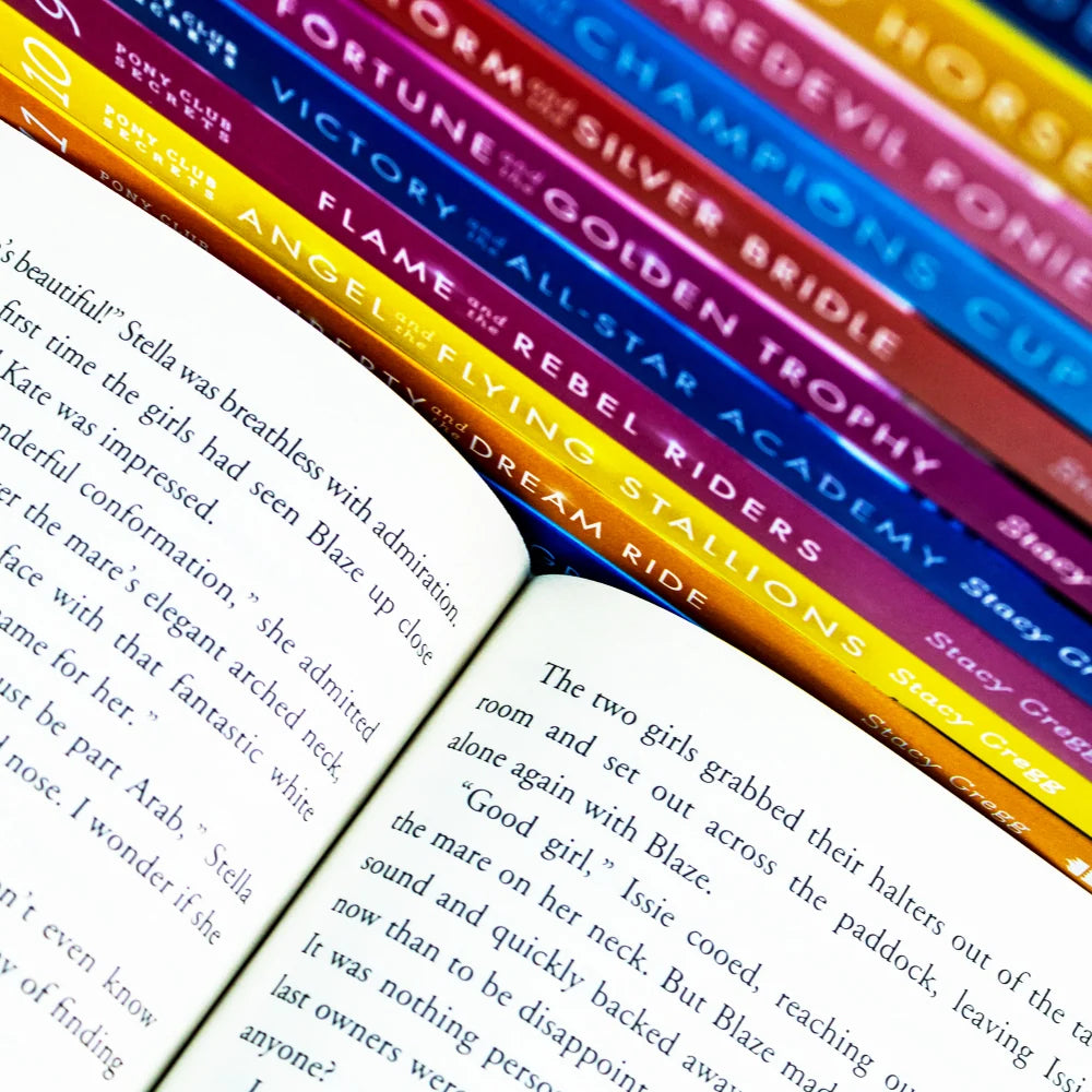 Pony Club Secrets – 12 Book Collection Set: Equestrian Adventures, Ponies, Friendship & Fun - By Stacy Gregg - Paperback