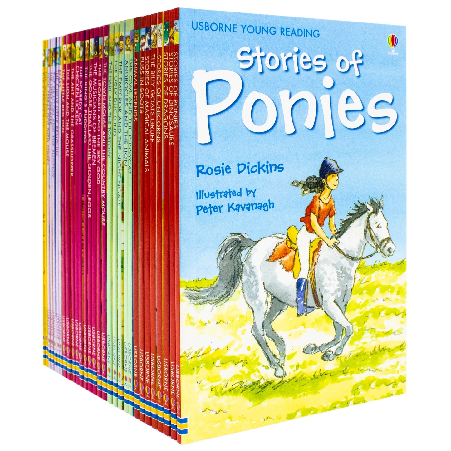 Usborne My Animal Stories Reading Library – 30 Book Collection Box Set: Animal Tales for Young Readers