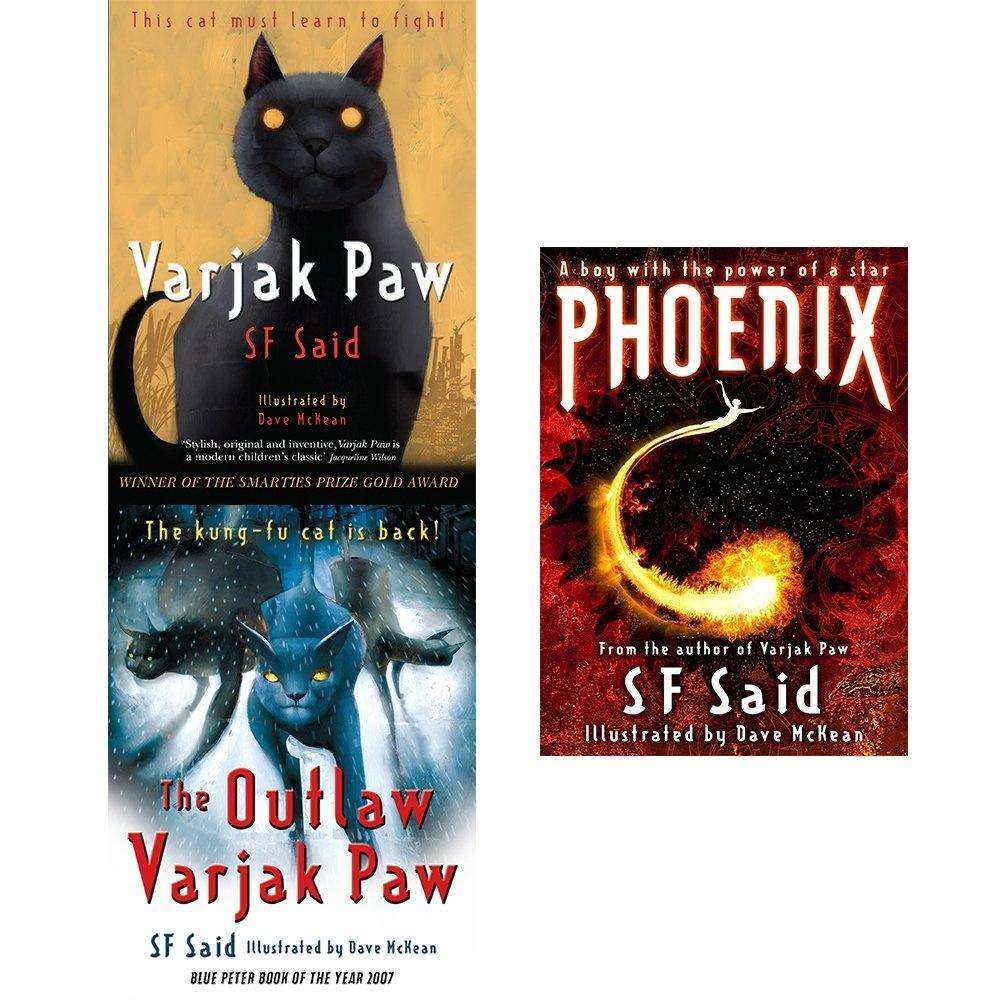 Varjak Paw – 3 Book Collection Set: Varjak Paw, Outlaw Varjak Paw & Phoenix - By S. F. Said
