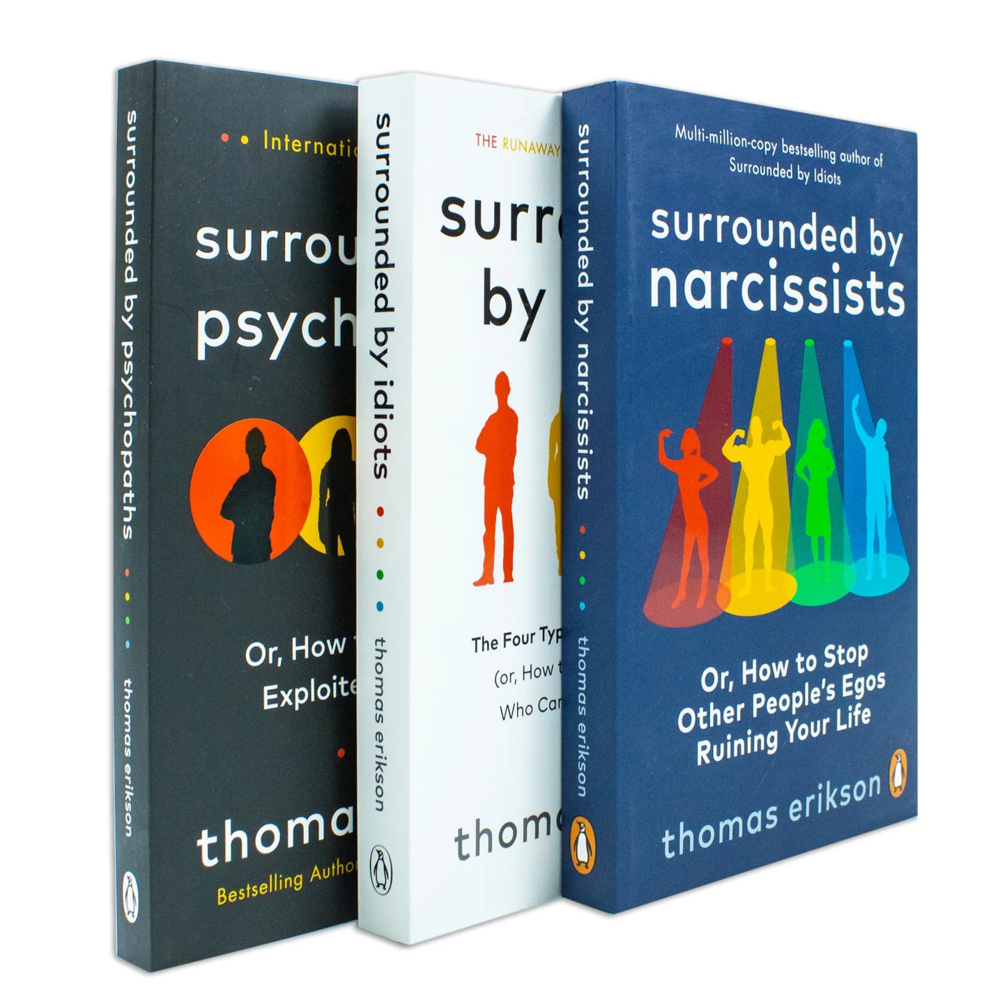 Thomas Erikson Collection – 3 Book Set: Surrounded by Idiots, Surrounded by Psychopaths & Surrounded by Narcissists - Paperback