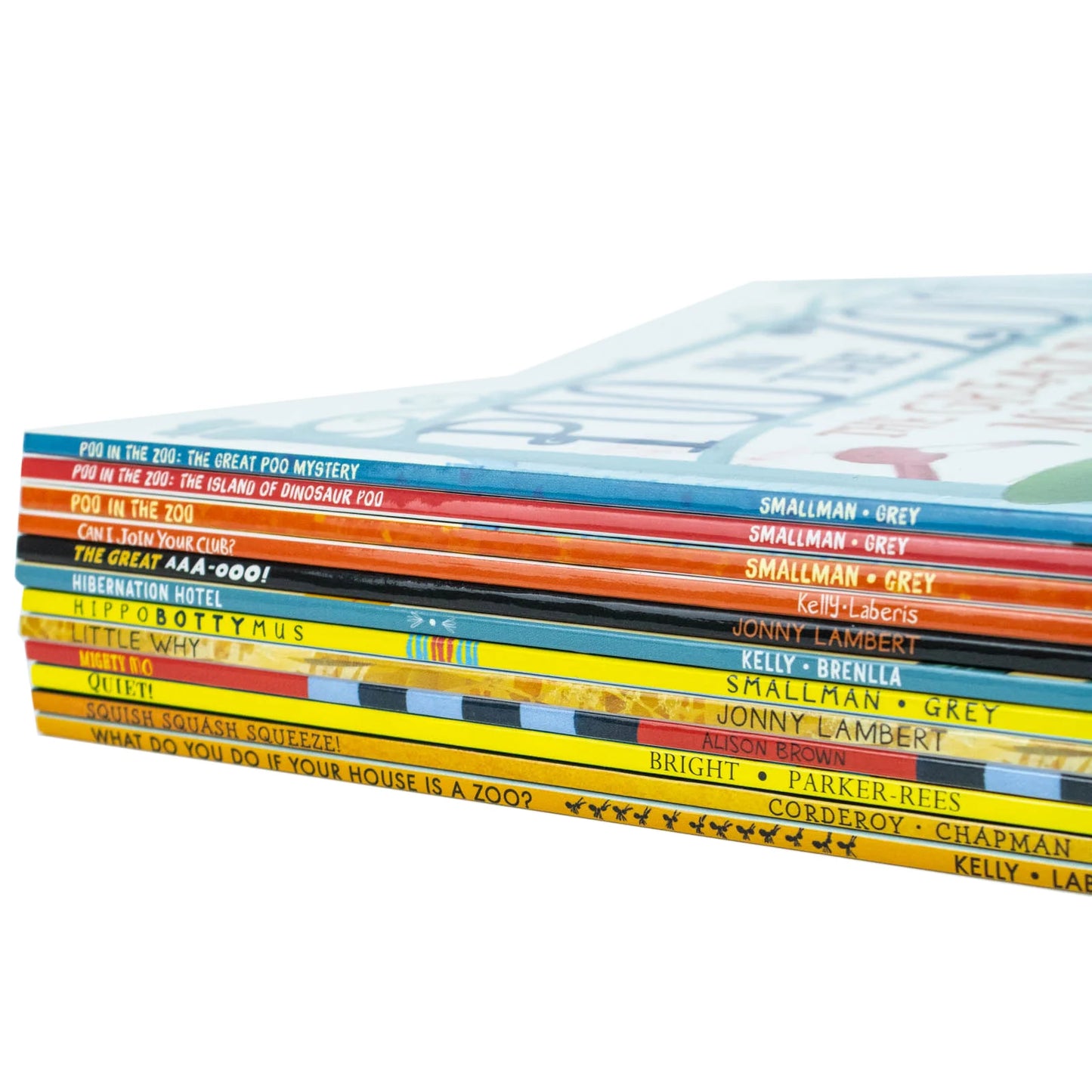 Zoo Series – 12 Picture Flat Books Collection Set - By Steve Smallman - Children's Picture Books