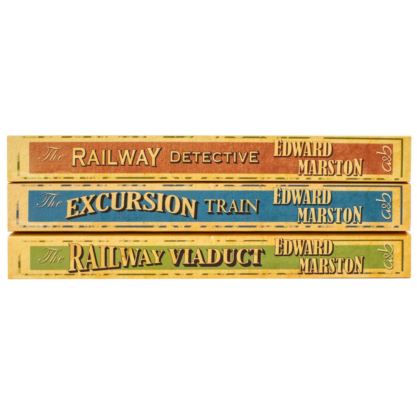 The Railway Detective Series – Books 1–3 Collection: The Railway Detective, The Excursion Train & The Railway Viaduct - By Edward Marston - Paperback
