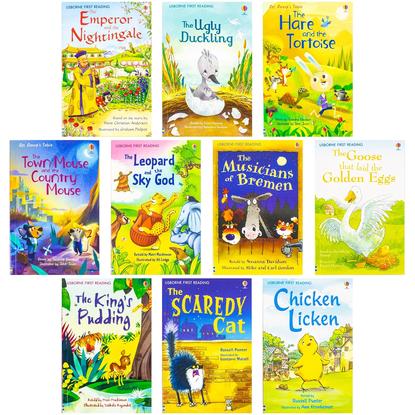 Usborne My Animal Stories Reading Library – 30 Book Collection Box Set: Animal Tales for Young Readers
