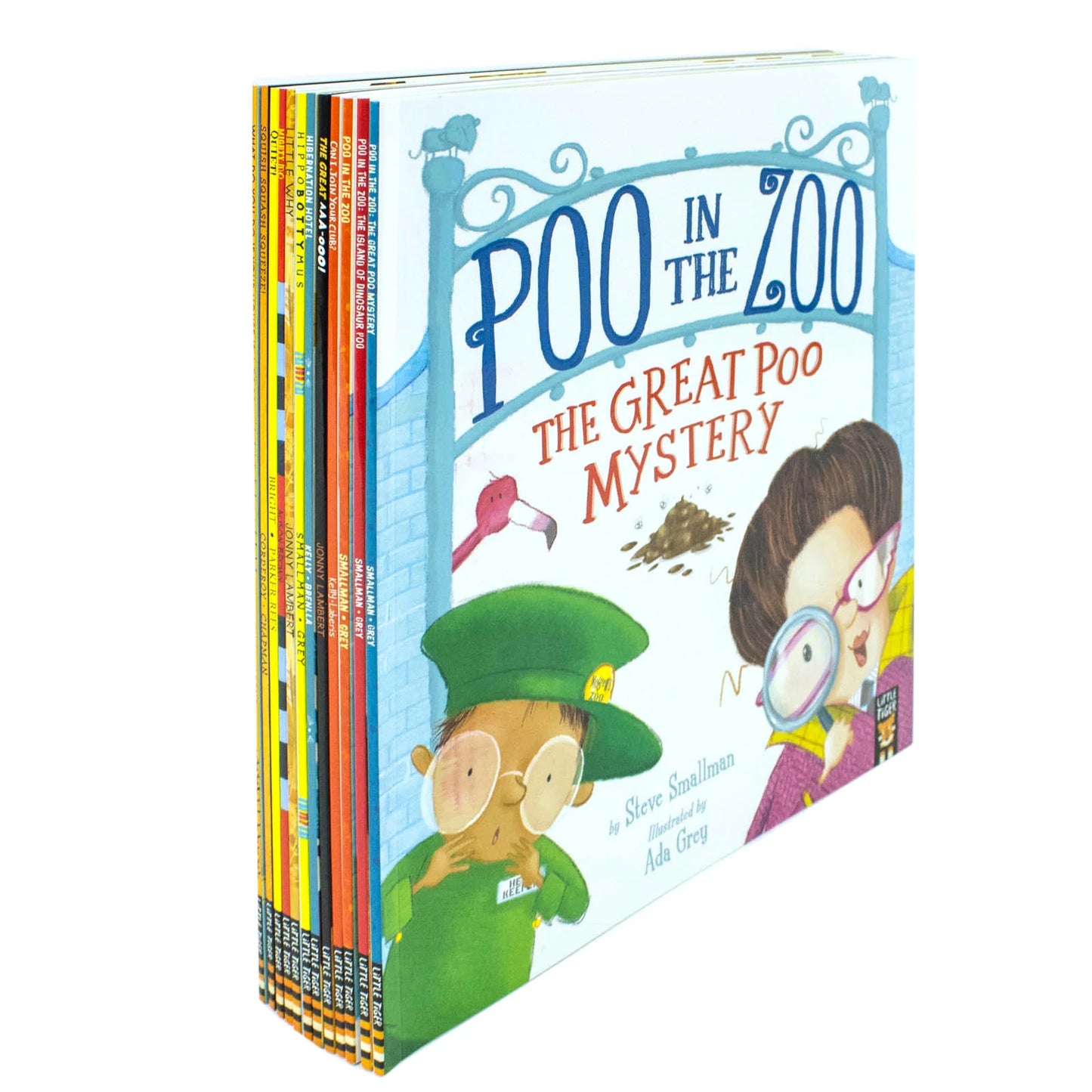 Zoo Series – 12 Picture Flat Books Collection Set - By Steve Smallman - Children's Picture Books
