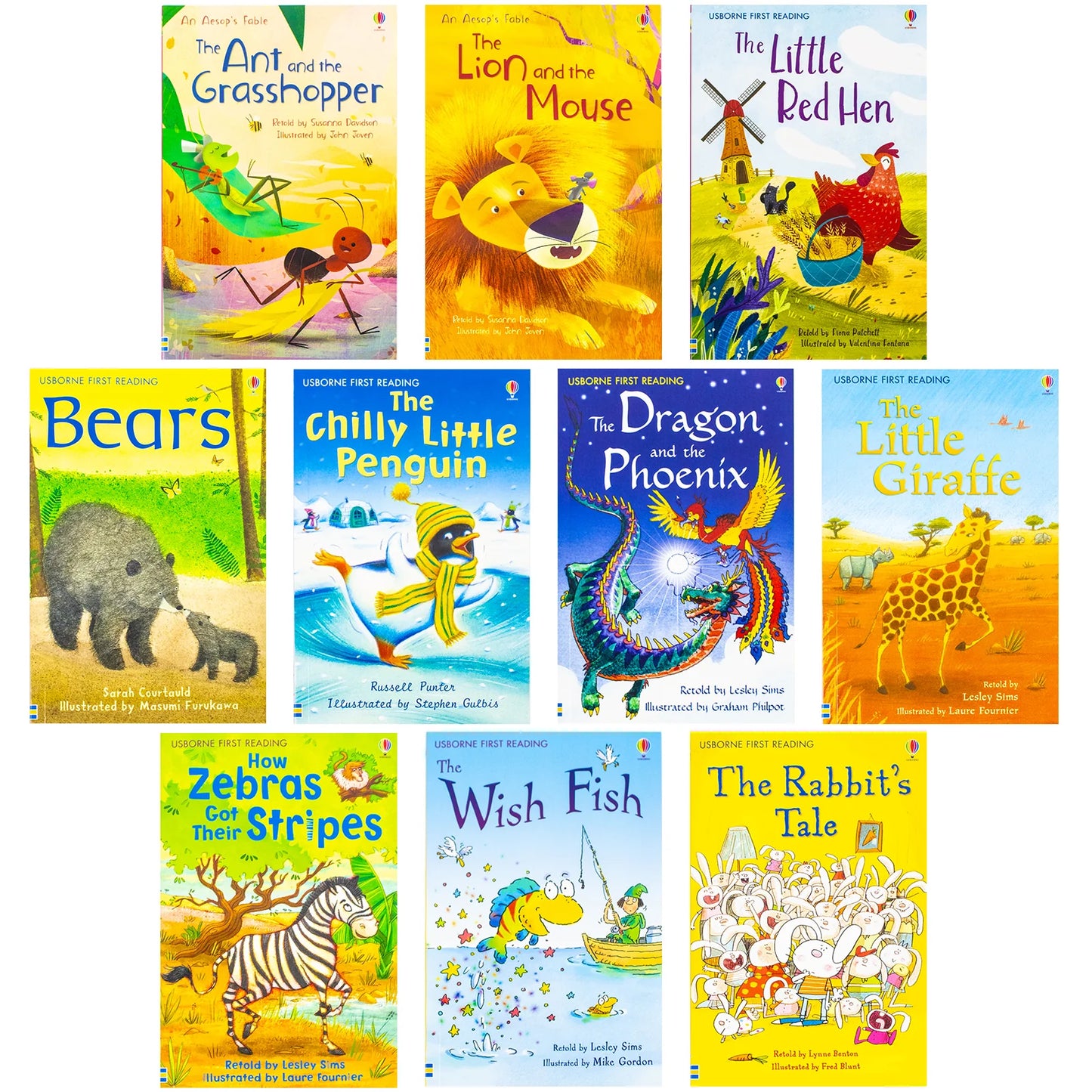 Usborne My Animal Stories Reading Library – 30 Book Collection Box Set: Animal Tales for Young Readers