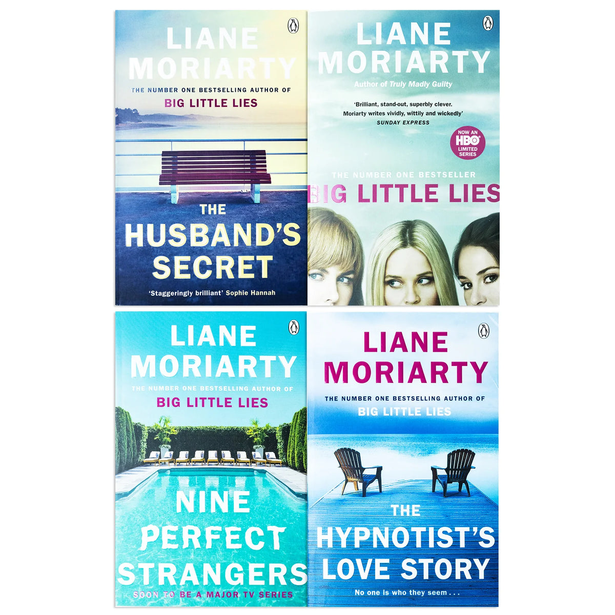 Liane Moriarty Collection – 4 Book Set: The Husband's Secret, Big Little Lies, Nine Perfect Strangers & More - By Liane Moriarty - Paperback