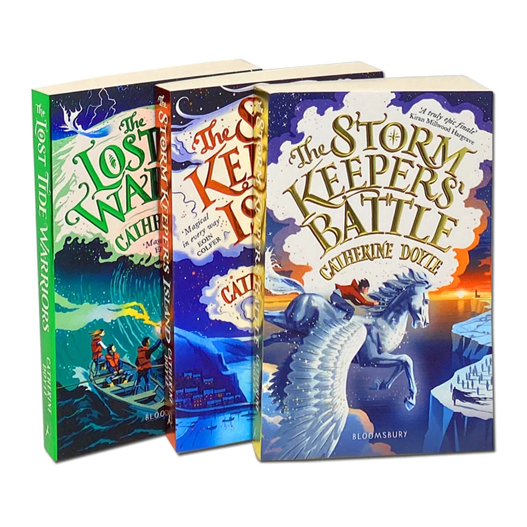 The Storm Keeper Trilogy – Complete 3 Book Collection: The Storm Keeper's Island, The Lost Tide Warriors & The Storm Keepers' Battle - By Catherine Doyle - Paperback