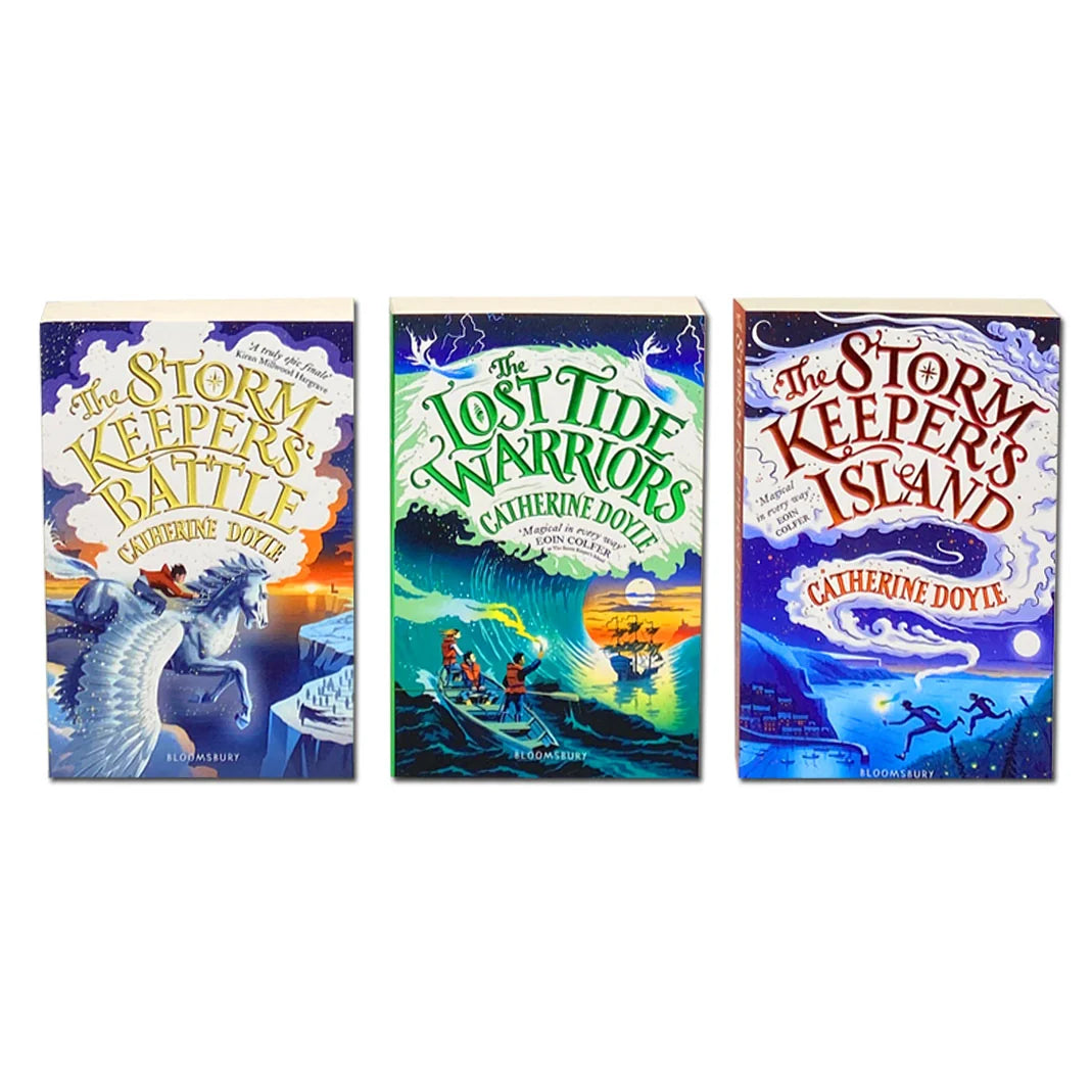 The Storm Keeper Trilogy – Complete 3 Book Collection: The Storm Keeper's Island, The Lost Tide Warriors & The Storm Keepers' Battle - By Catherine Doyle - Paperback