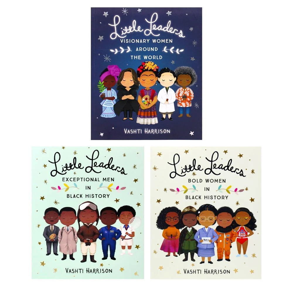 Vashti Harrison Little Leaders Collection – 3 Book Set: Bold Women in Black History, Exceptional Men in Black History & Visionary Women Around the World - By Vashti Harrison - Paperback