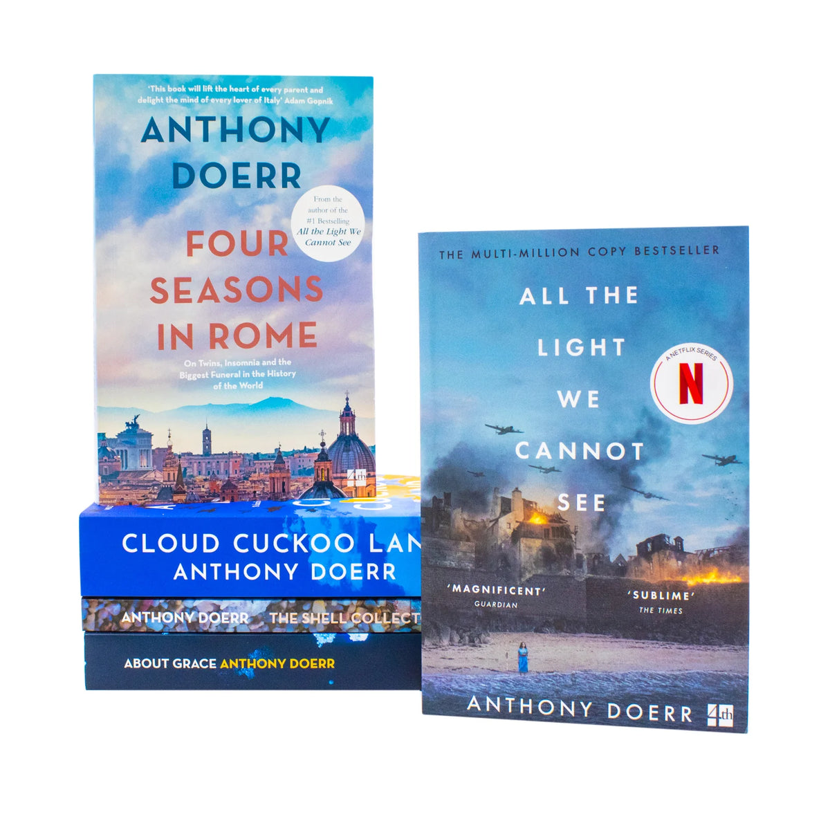 Anthony Doerr Collection – 5 Book Set: All the Light We Cannot See, Cloud Cuckoo Land & More - By Anthony Doerr - Paperback