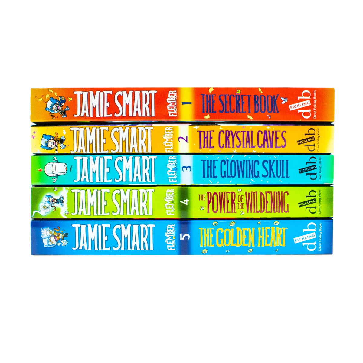Flember Series Books 1–5 – 5 Book Collection Set: Fantasy Adventures, Magic & Humour - By Jamie Smart