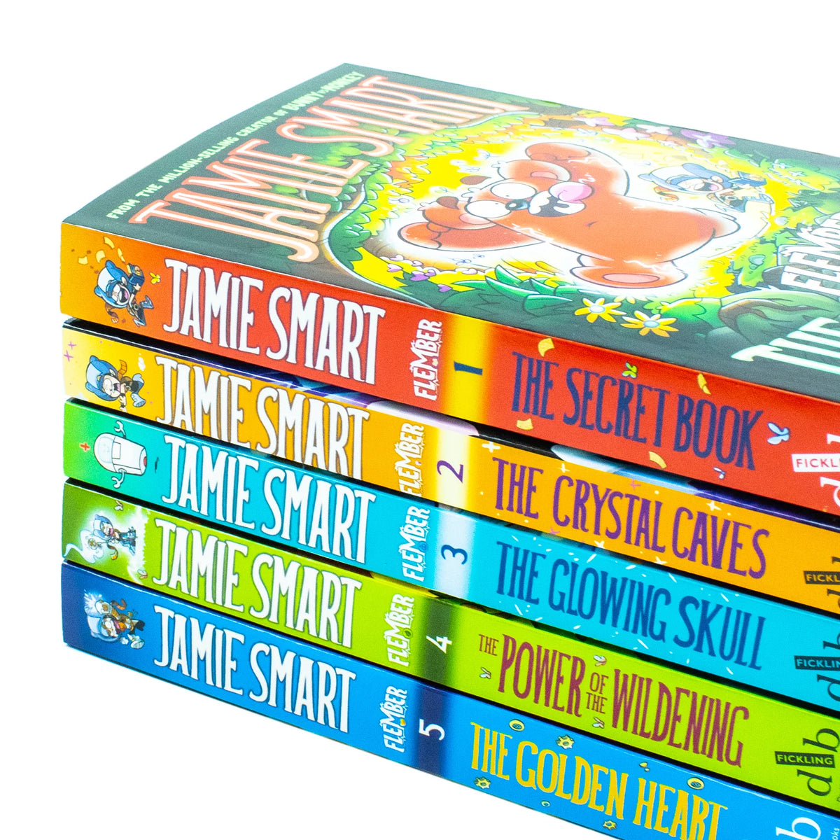 Flember Series Books 1–5 – 5 Book Collection Set: Fantasy Adventures, Magic & Humour - By Jamie Smart
